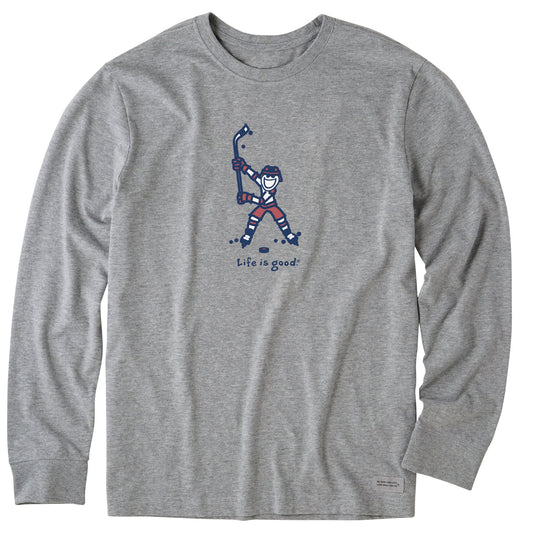 Men's Jake Hockey Swing Long Sleeve Crusher Tee
