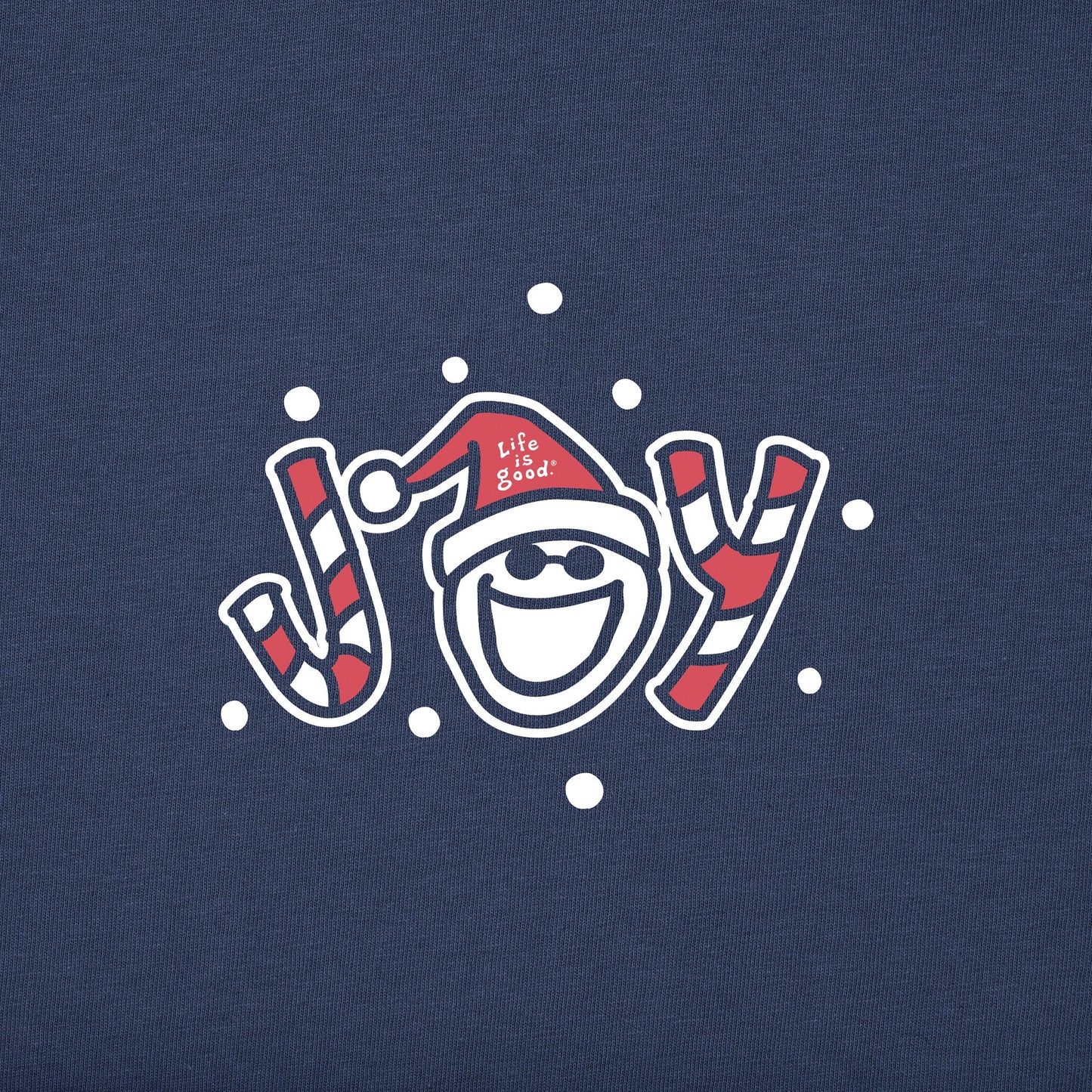 Men's Joy Santa Jake Long Sleeve Crusher Tee