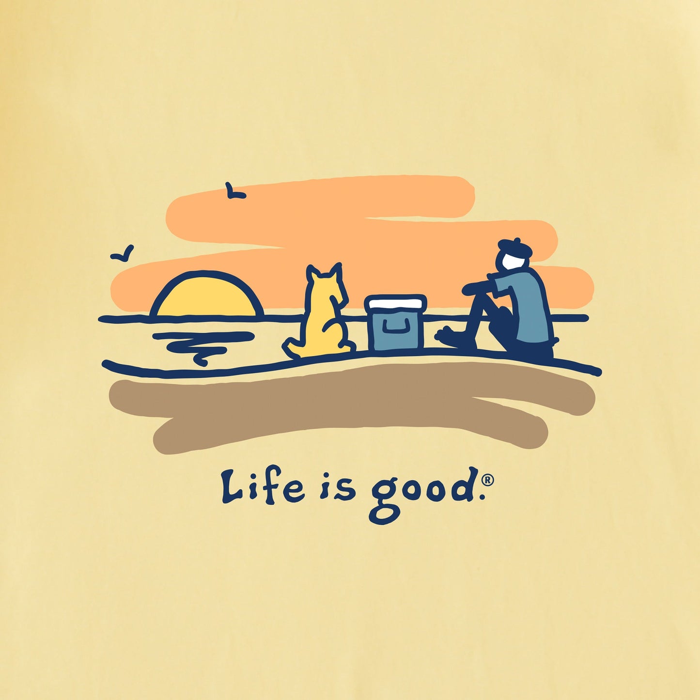 Men's Summer Gold Short Sleeve Tee