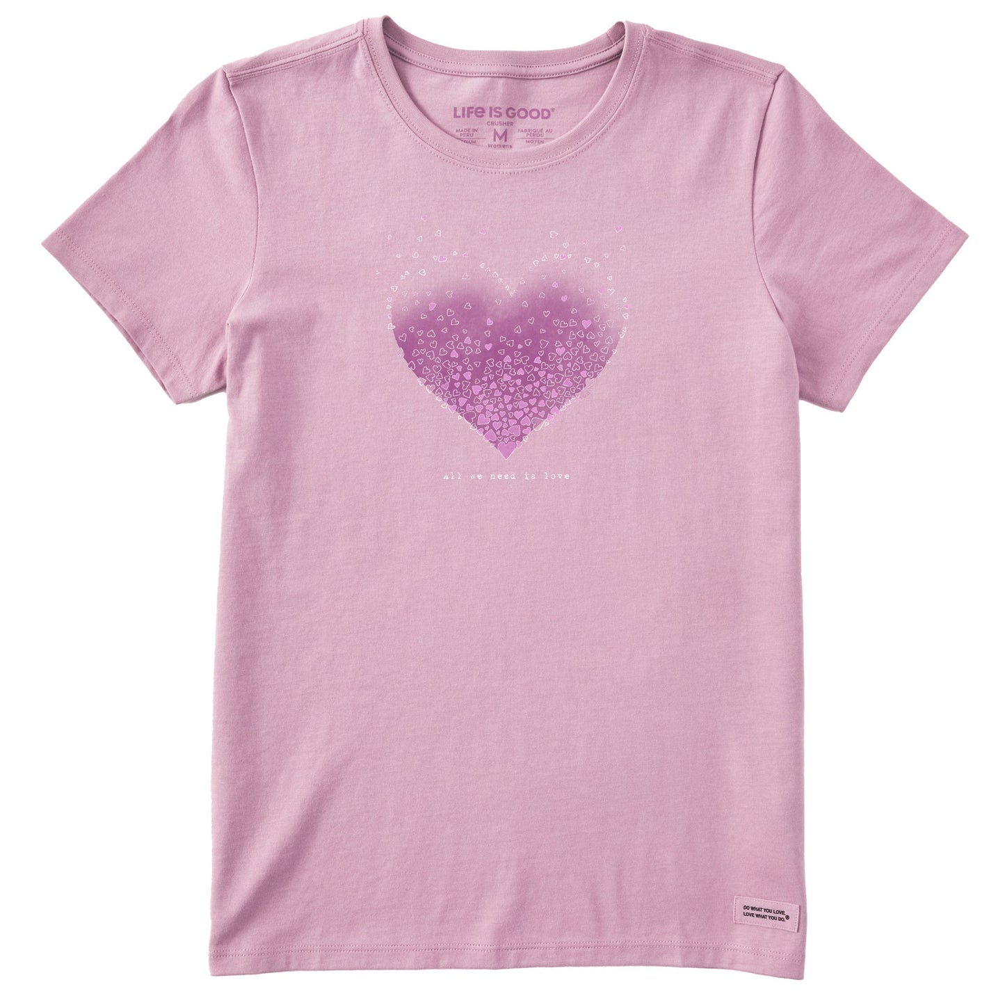 Women's Scattered Hearts Short Sleeve Tee