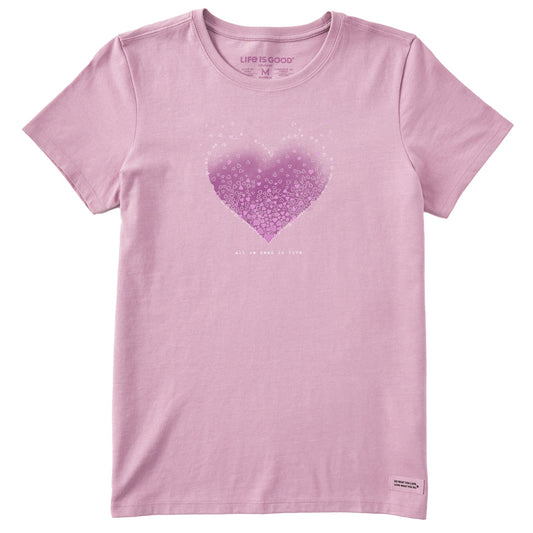 Women's Scattered Hearts Short Sleeve Tee