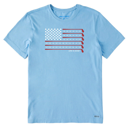Men's Golf Flag Short Sleeve Tee