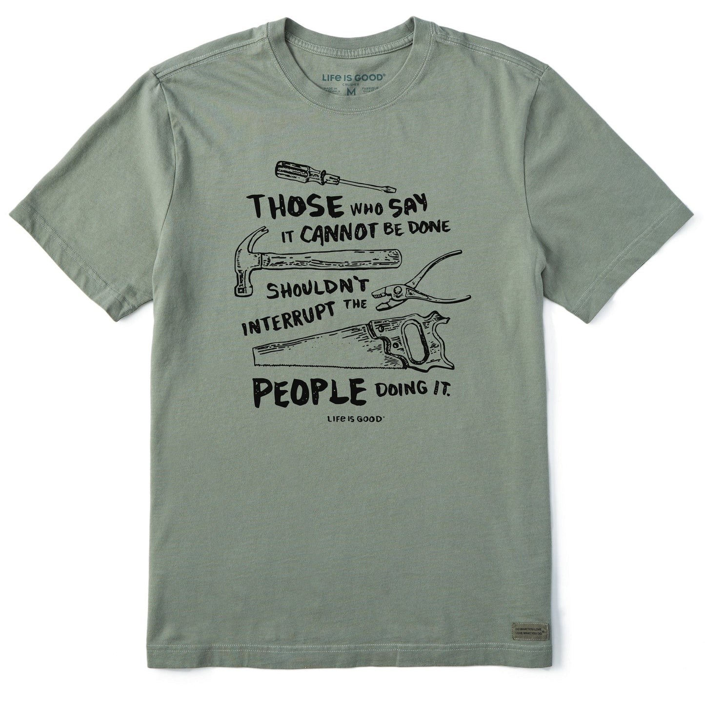 Men's Don't Interrupt - Tools Short Sleeve Crusher Tee