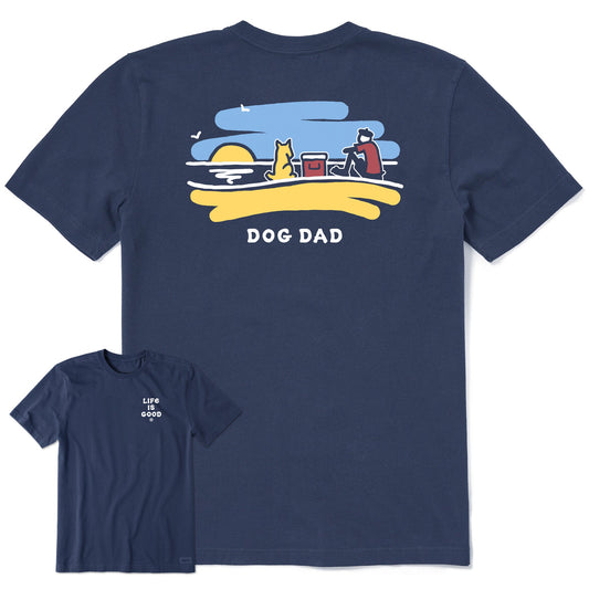 Men's Jake Beach Dog Dad Short Sleeve Tee