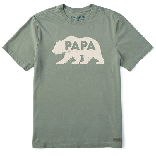 Men's Papa Bear Solid Short Sleeve Tee