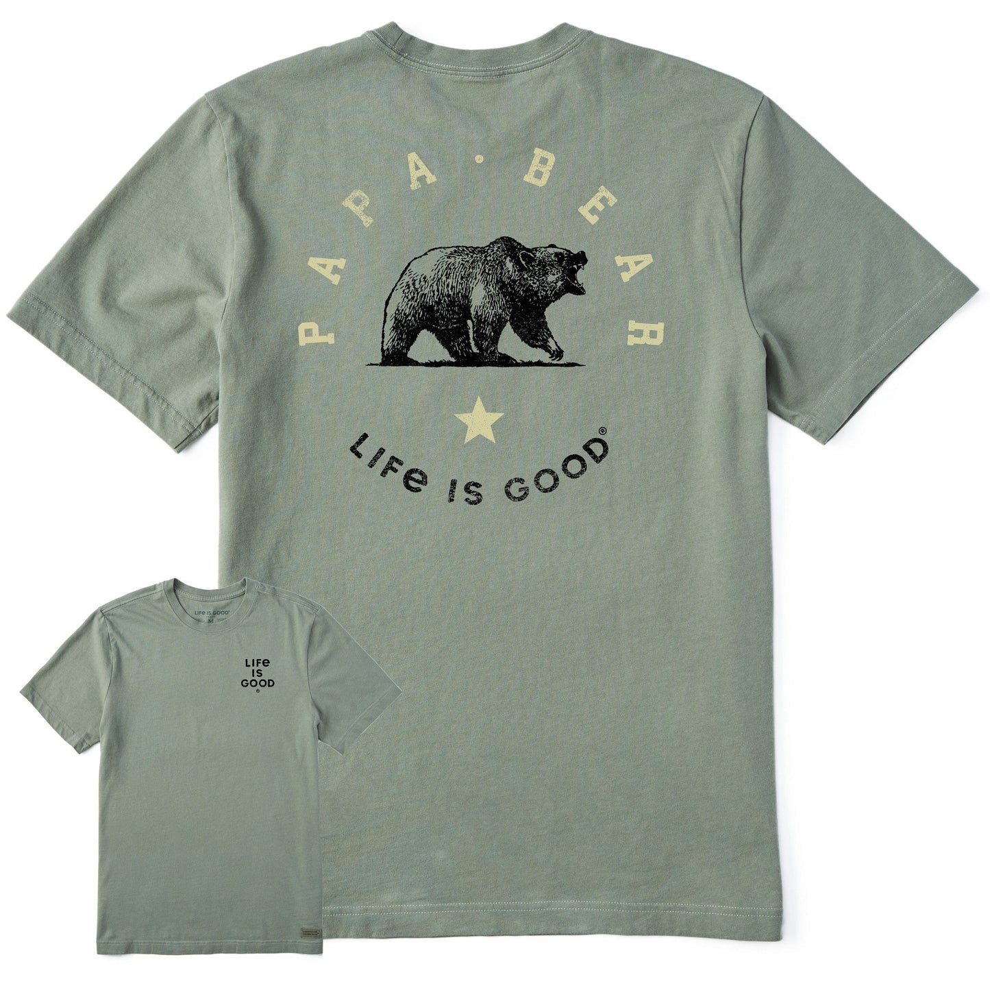 Men's Papa Bear Circle Short Sleeve Tee