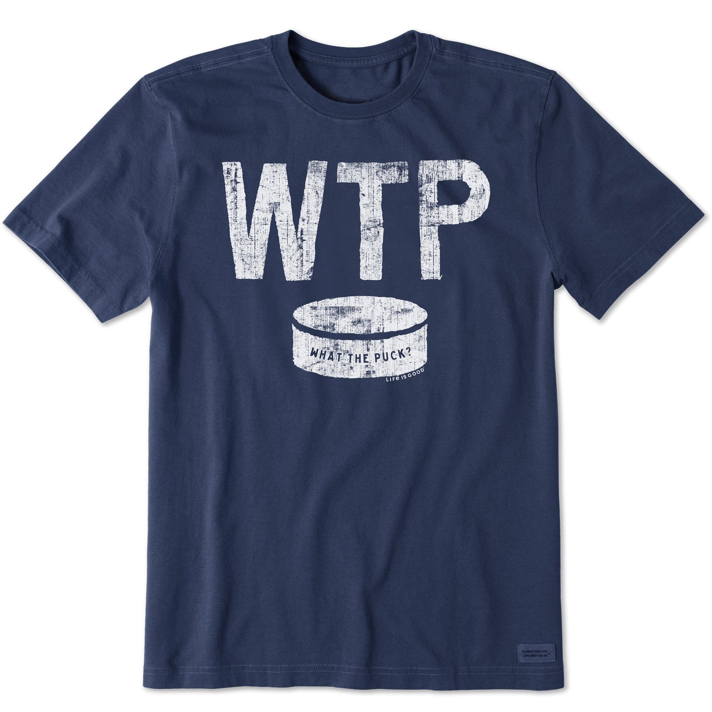 Men's What The Puck Short Sleeve Crusher Tee