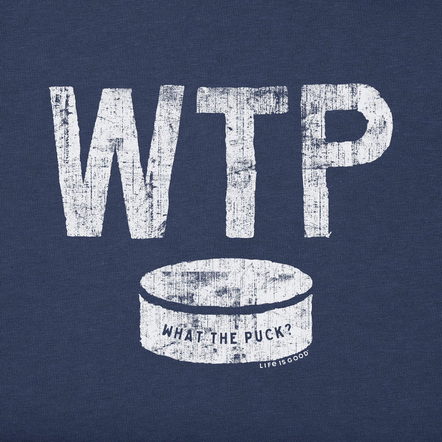 Men's What The Puck Short Sleeve Crusher Tee