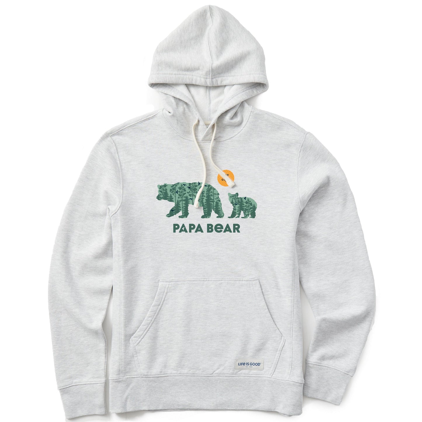 Men's Papa Bear Woods Simply True Fleece Hoodie