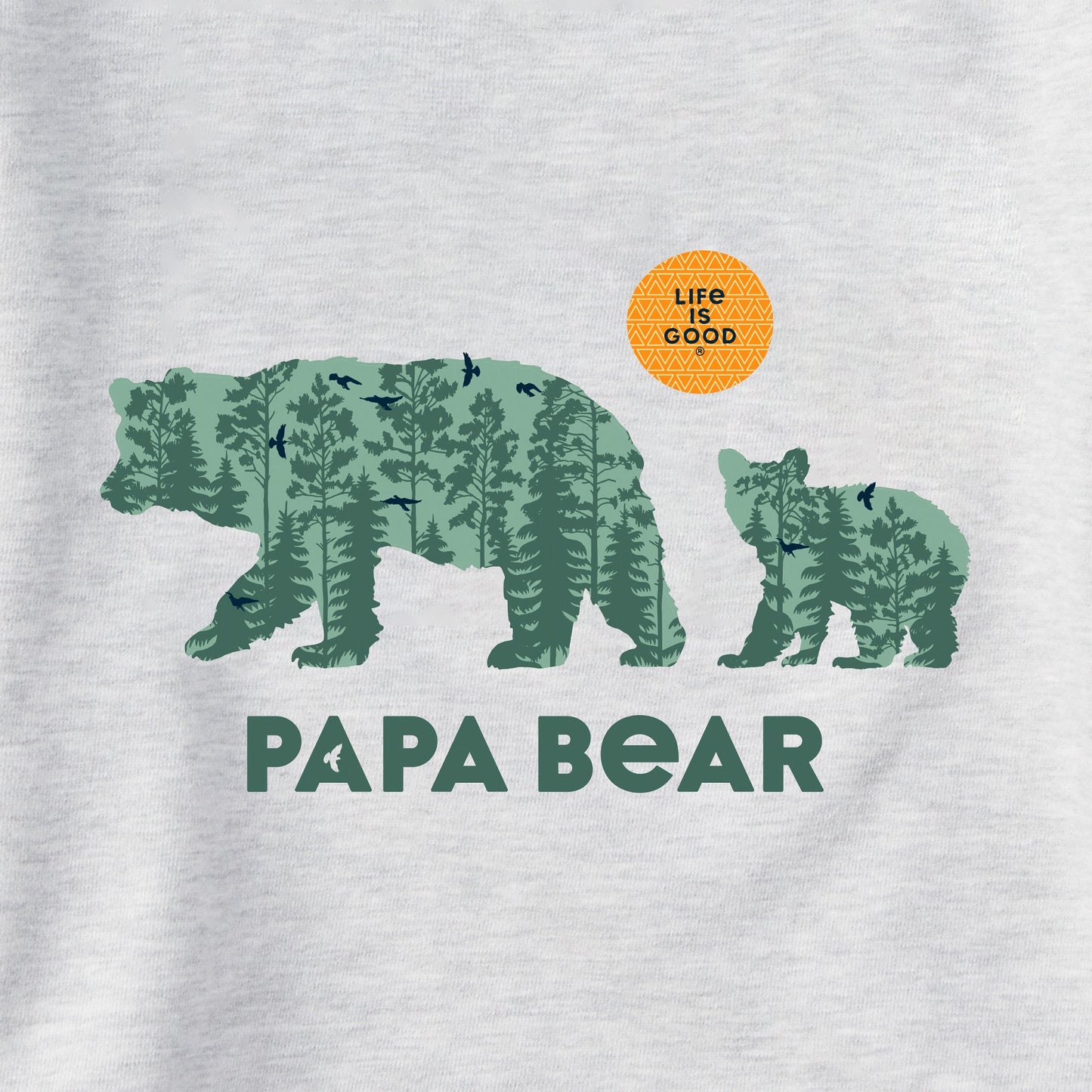 Men's Papa Bear Woods Simply True Fleece Hoodie