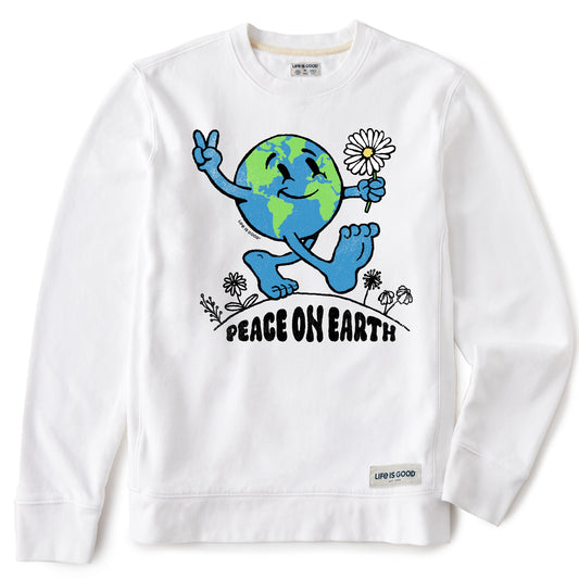 Men's Peace on Earth Globe Walker Simply True Crew