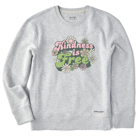 Women's Kindness is Free Daisies Simply True Crew