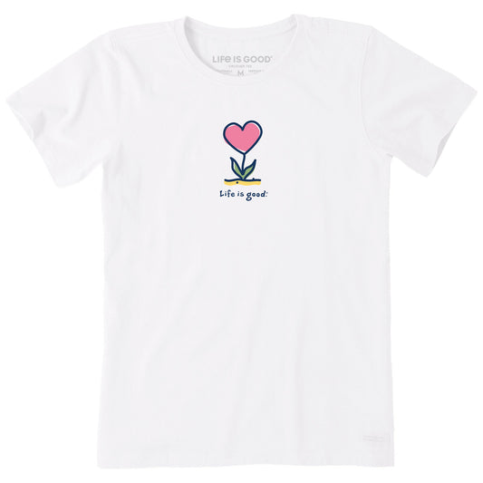 Women's Flowering Heart Short Sleeve Tee
