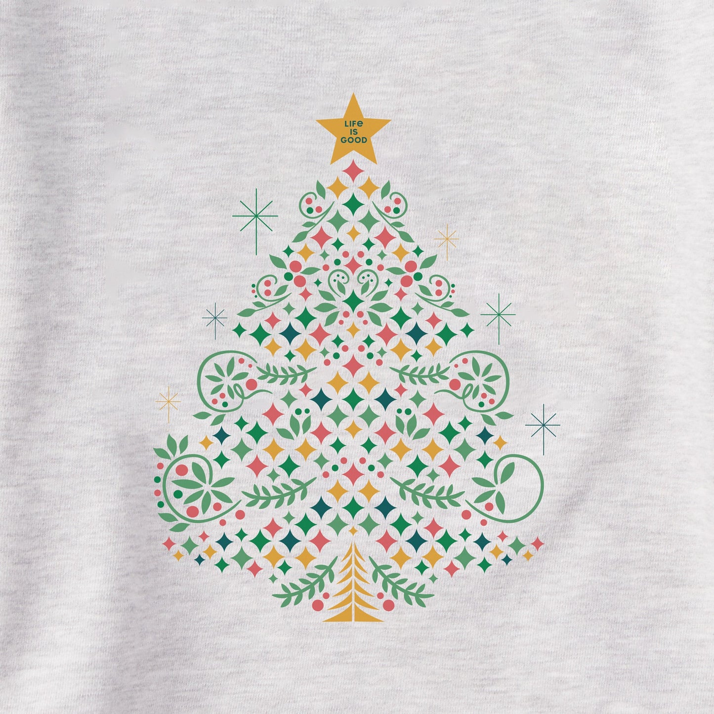 Women's Christmas Tree Sparkles Simply True Crew
