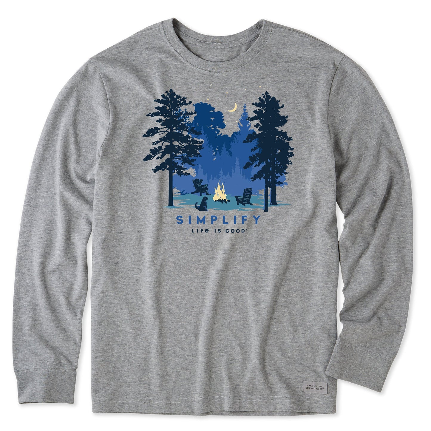 Men's Simplify Campfire Long Sleeve Crusher Tee