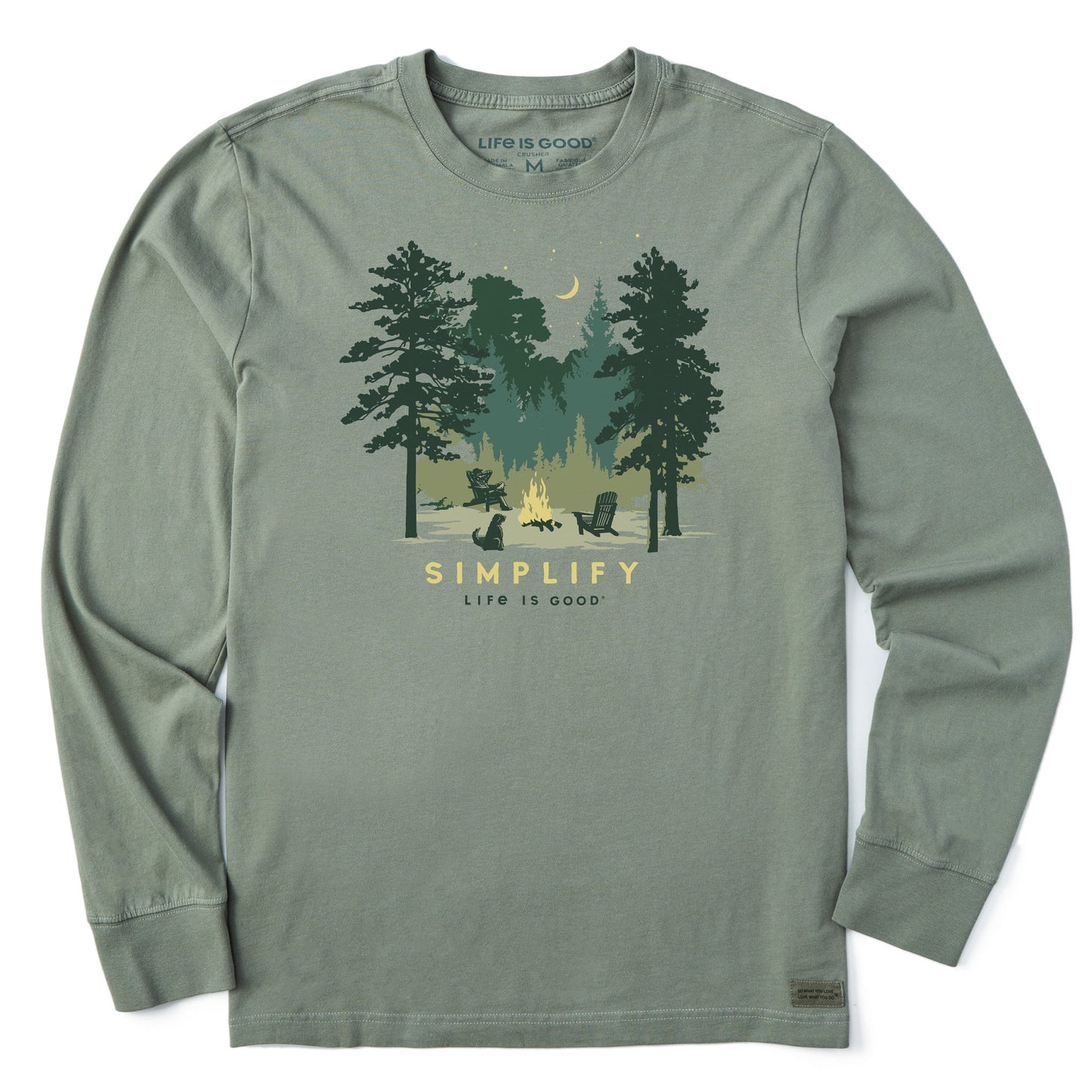 Men's Simplify Campfire Long Sleeve Crusher Tee