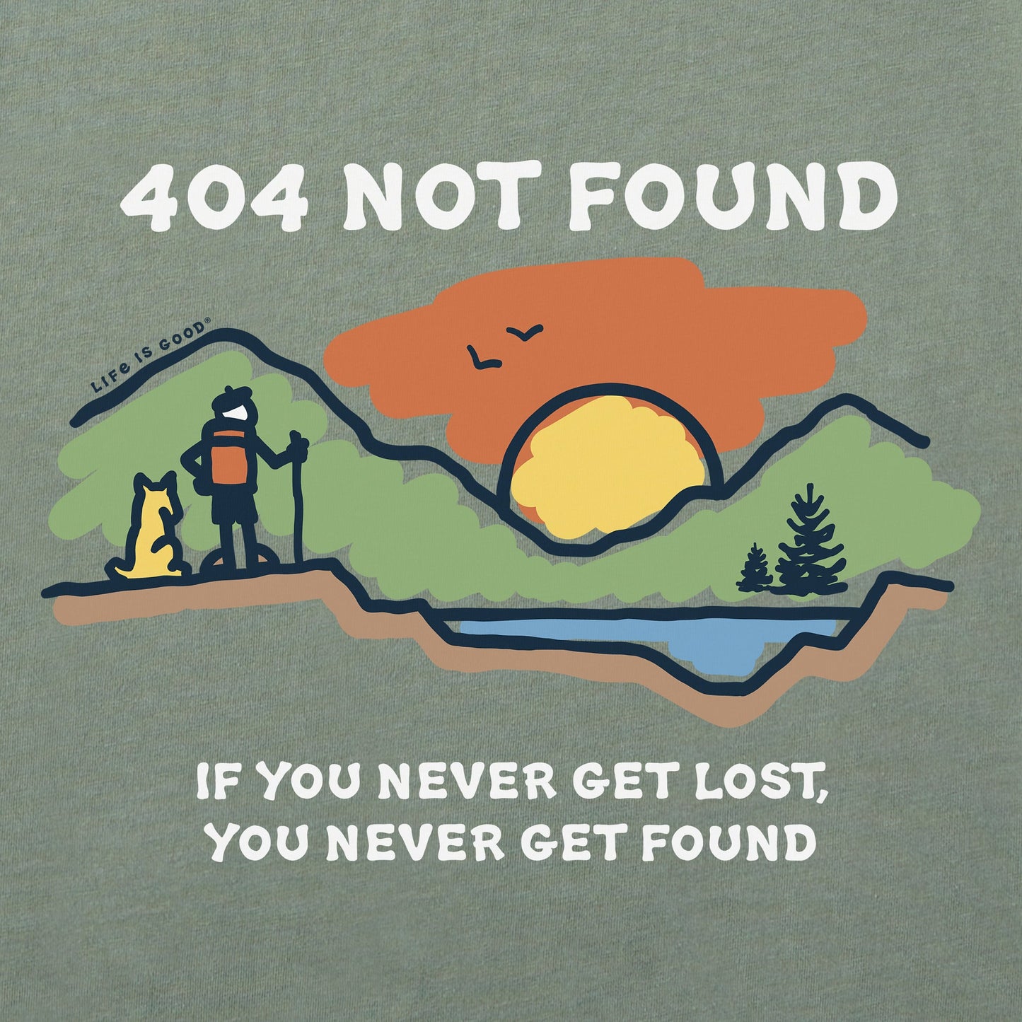 Men's 404 Not Found Jake & Rocket Hike Short Sleeve Tee