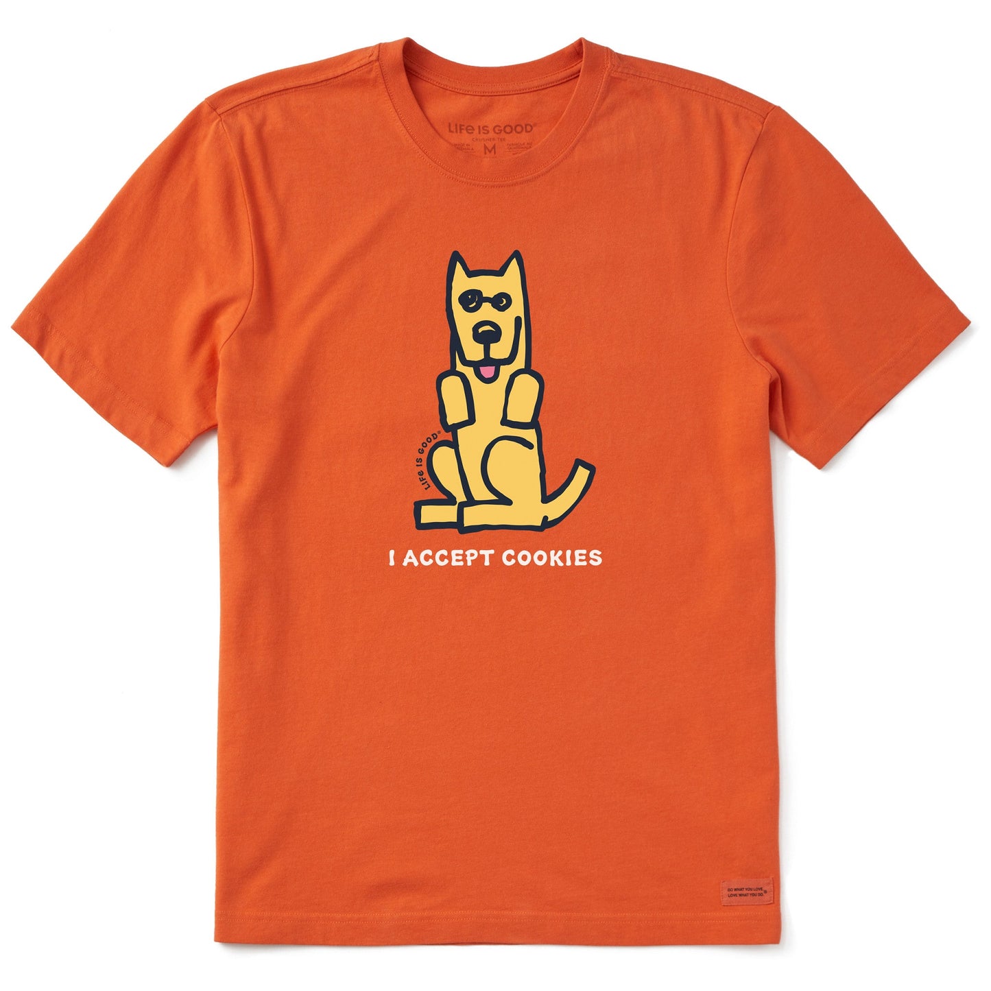 Men's Rocket I Accept Cookies Short Sleeve Crusher Tee