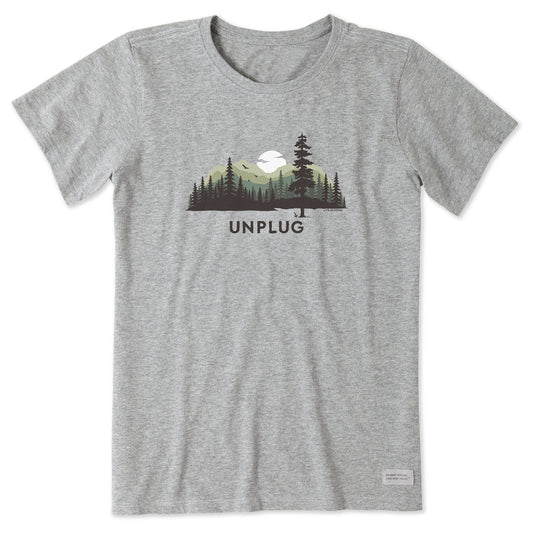 Women's Unplug Evergreen Silo Short Sleeve Tee