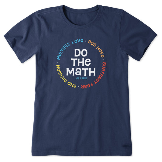 Women's End Division Do the Math Short Sleeve Tee
