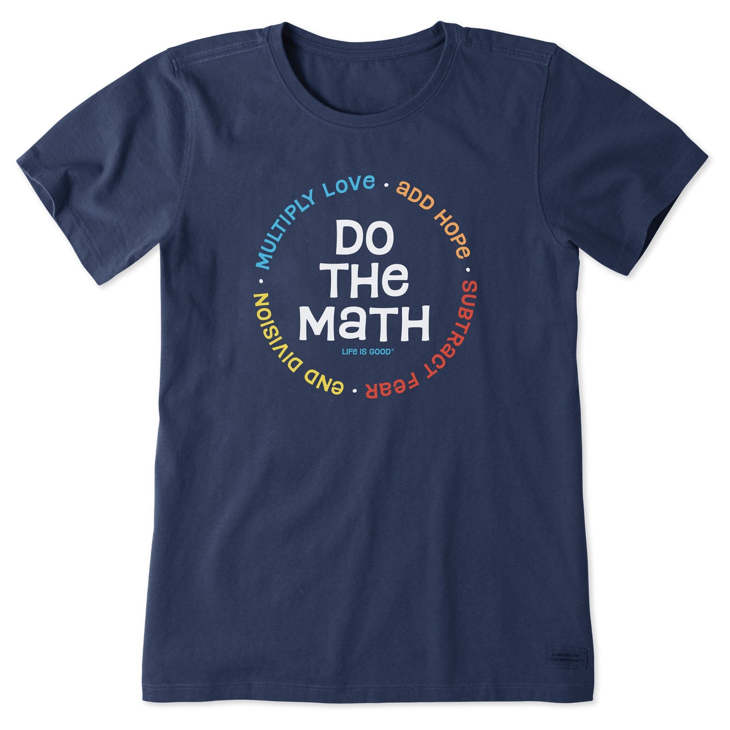 Women's End Division Do the Math Short Sleeve Tee