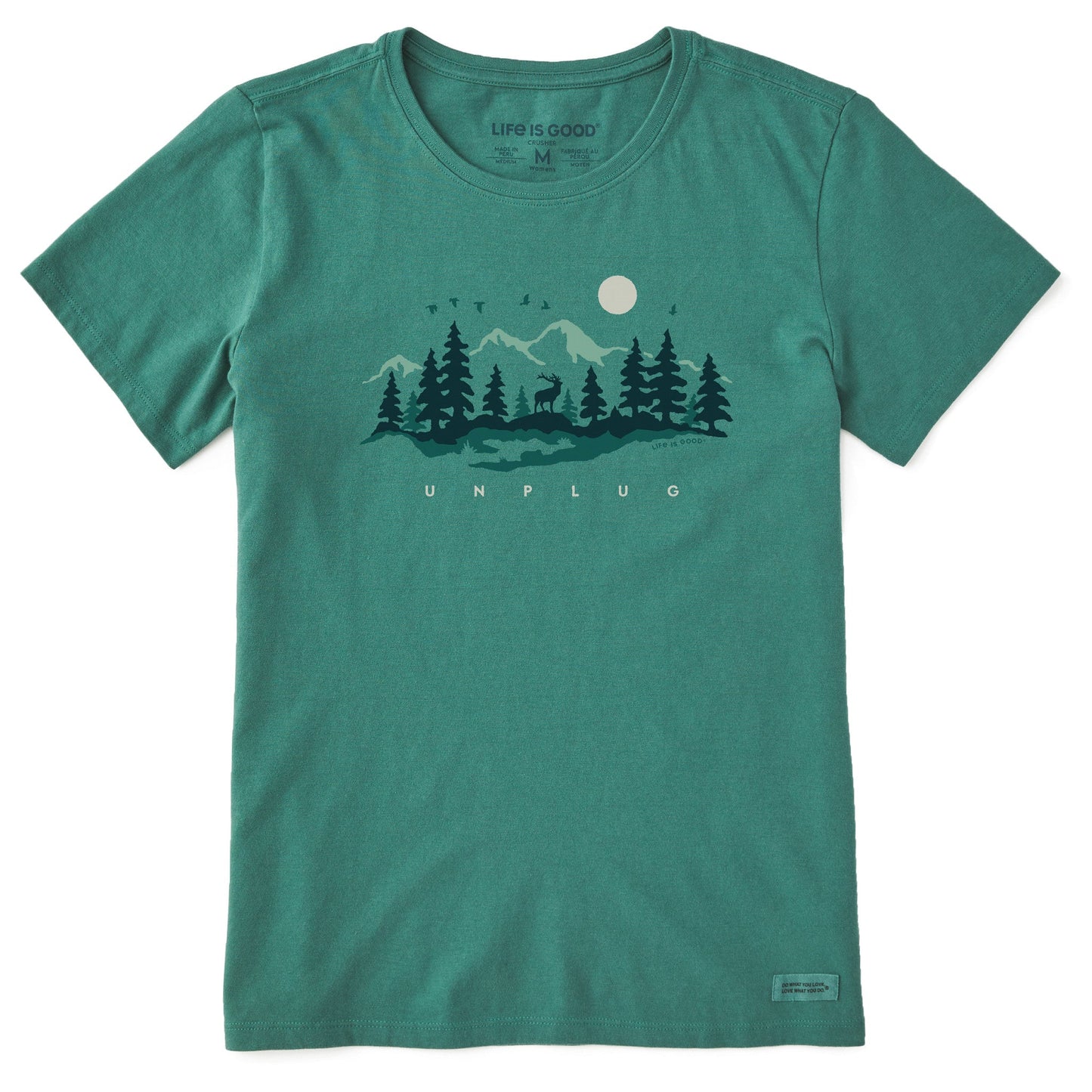 Women's Unplug in the Outdoors Short Sleeve Crusher Tee