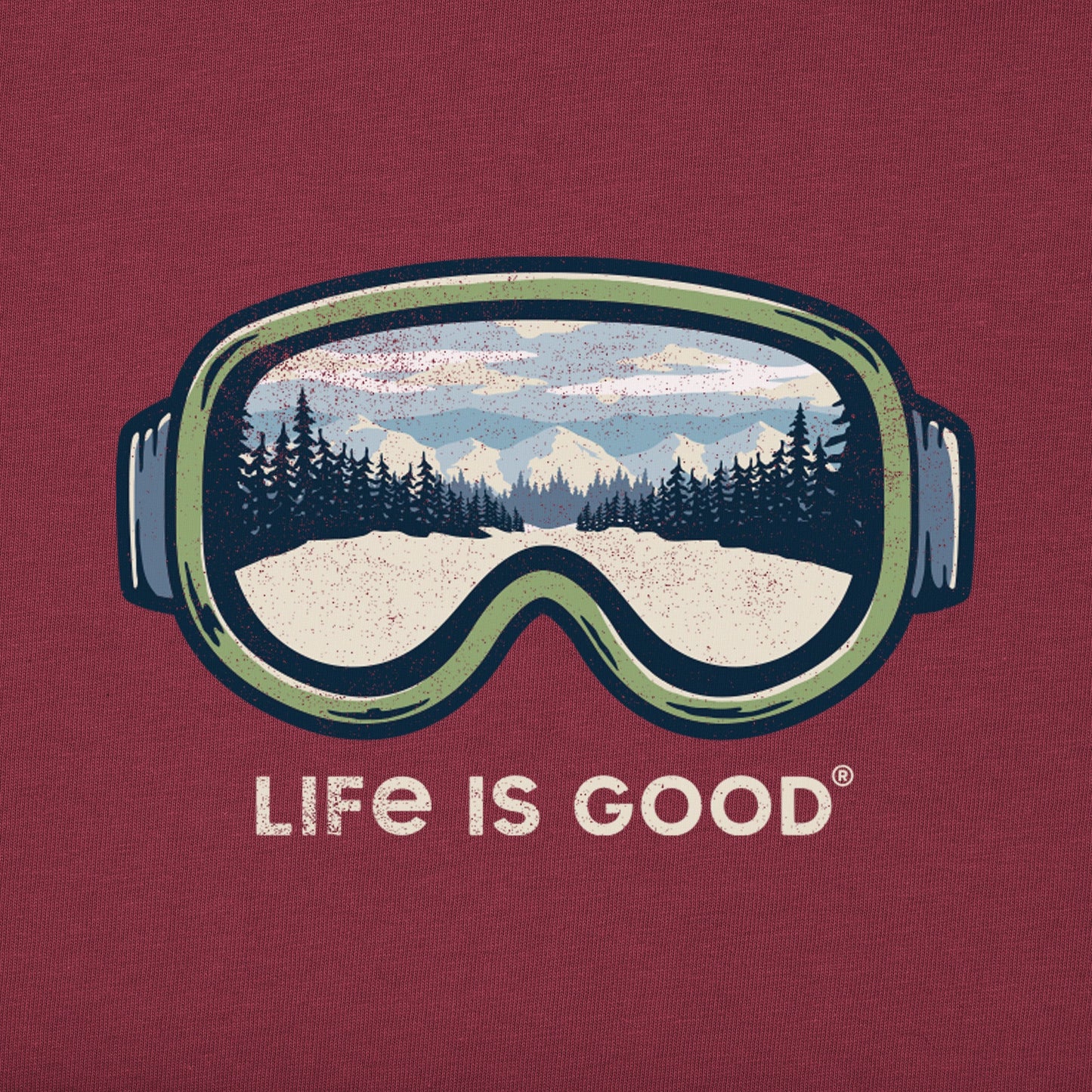 Men's Goggles Trail View Simply True Fleece Hoodie