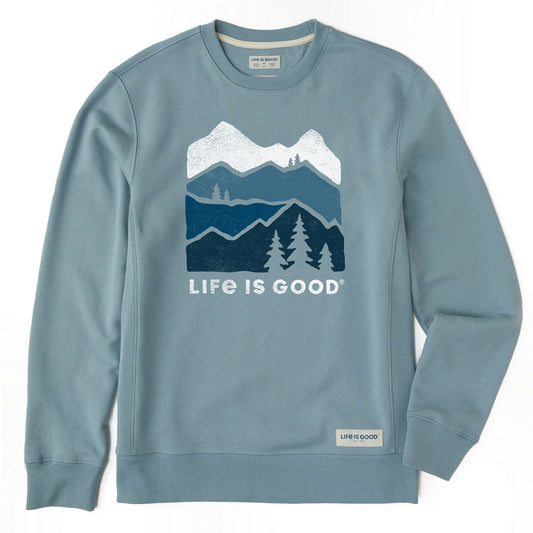 Men's Mountain Silhouette Simply True Fleece Crew