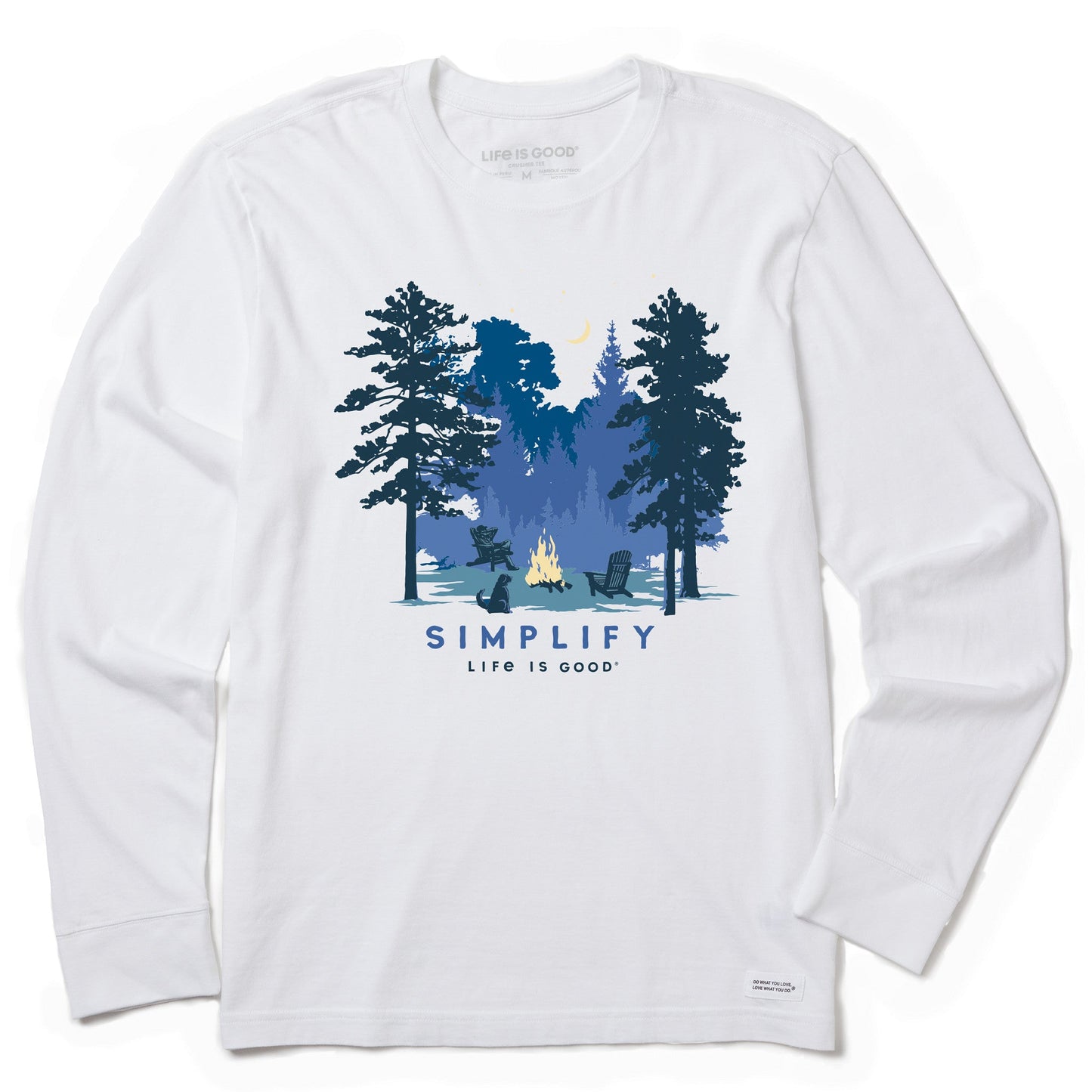 Men's Simplify Campfire Long Sleeve Crusher Tee