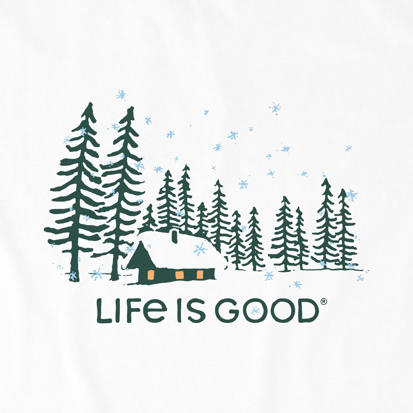 Men's Snowy Evening Long Sleeve Tee