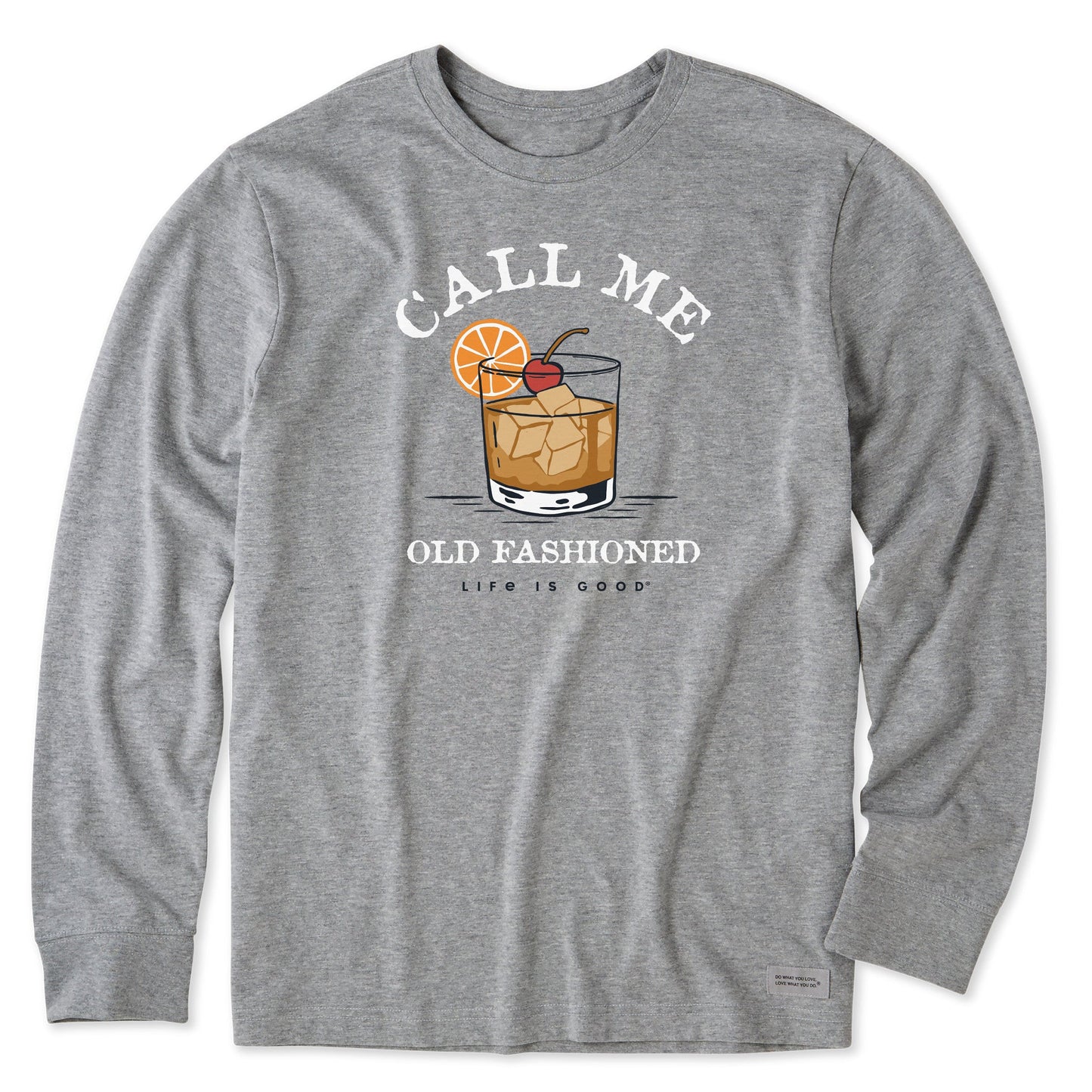 Men's Call Me Old Fashioned Long Sleeve Crusher Tee
