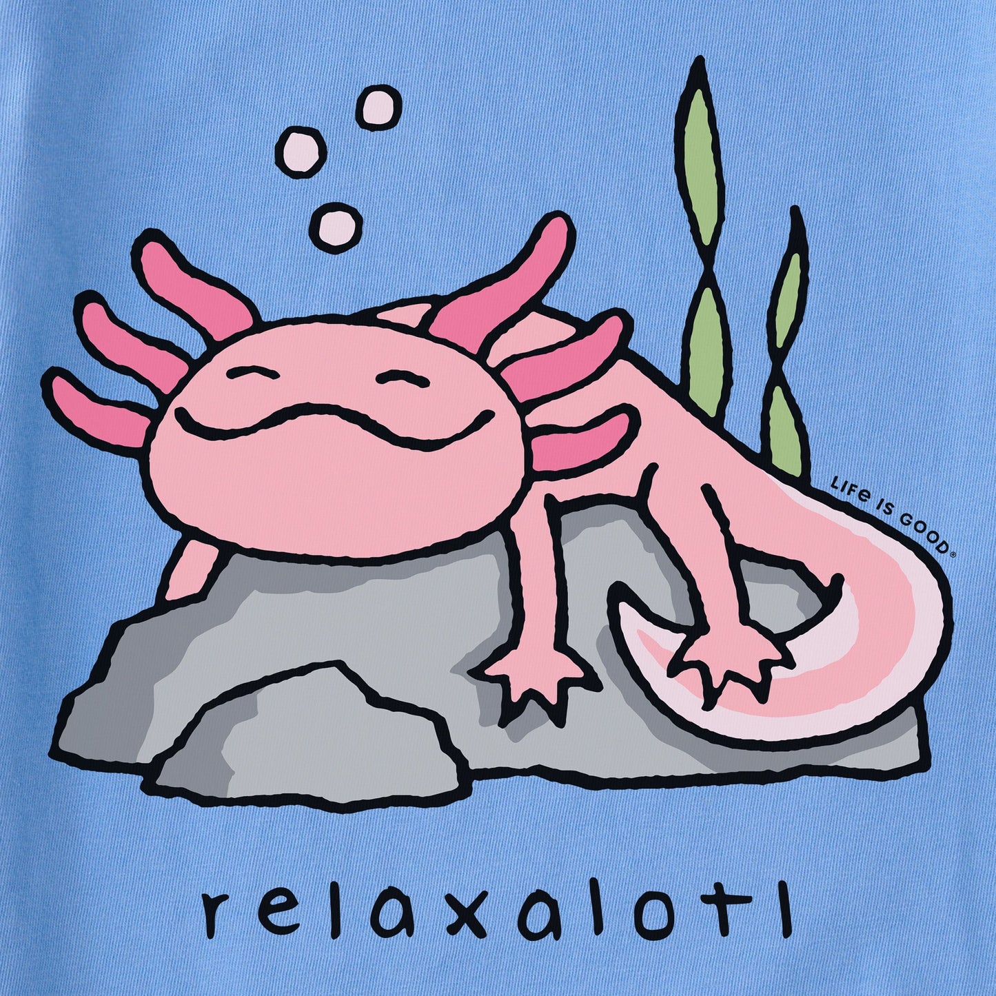 Kids Relaxalotl Short Sleeve Crusher Tee