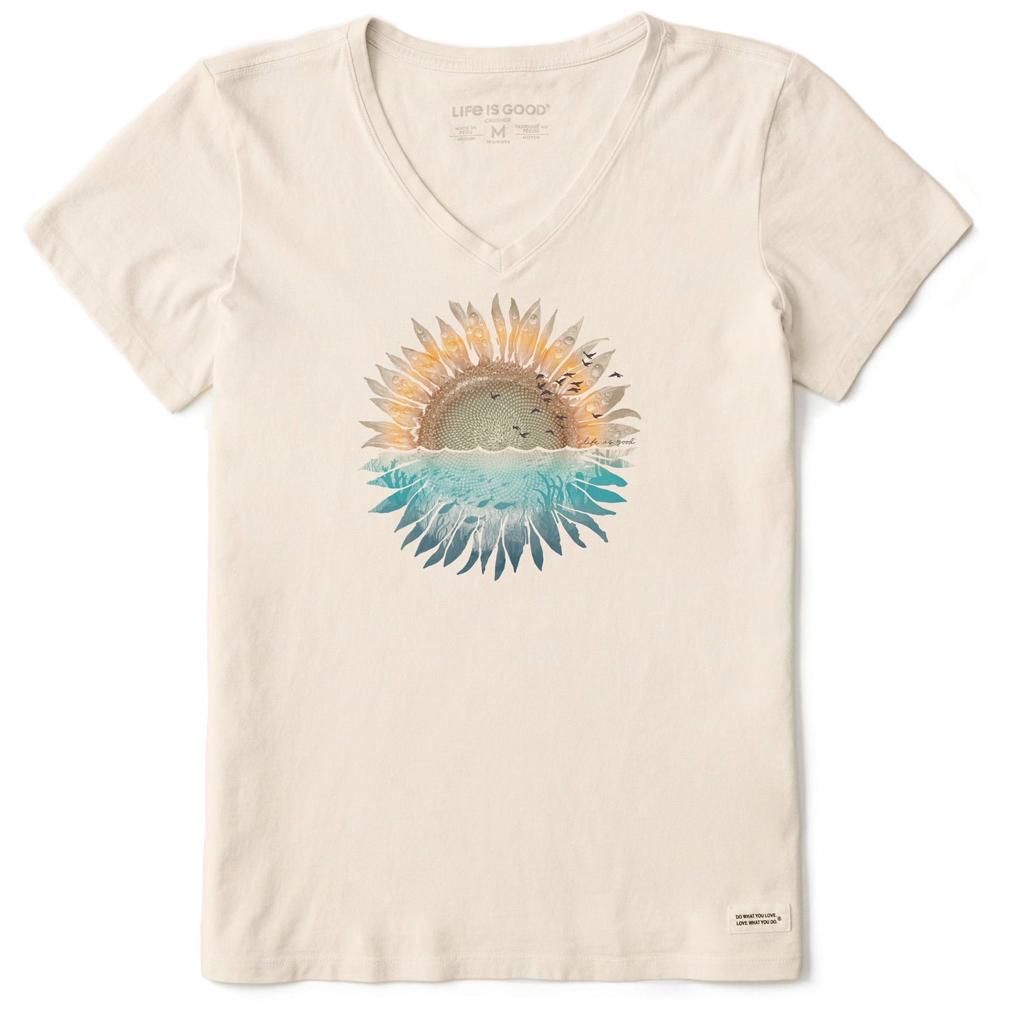 Women's Under Sunflower Short Sleeve Crusher Vee