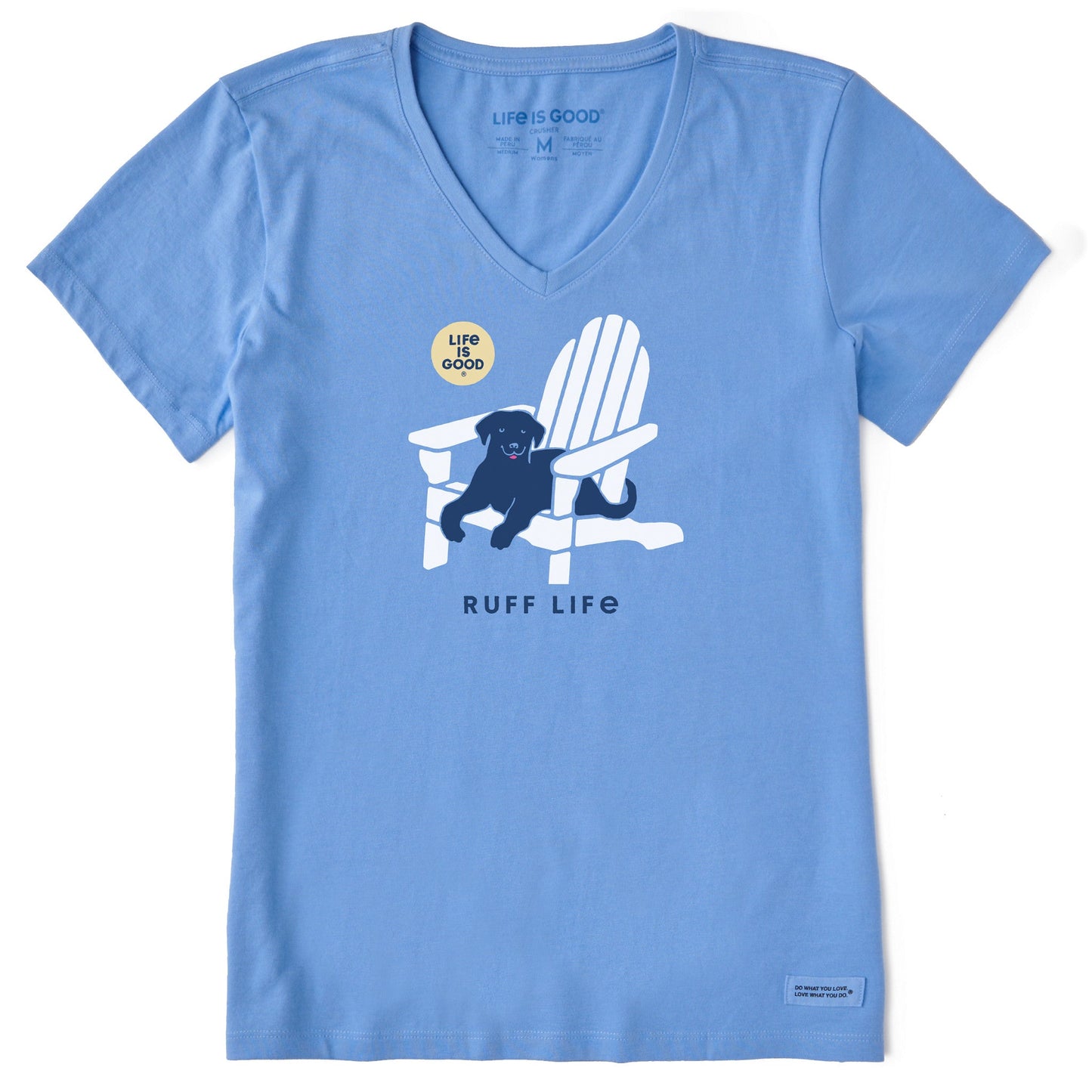 Women's Ruff Life Short Sleeve Crusher-LITE Vee