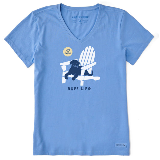 Women's Ruff Life Short Sleeve Crusher-LITE Vee