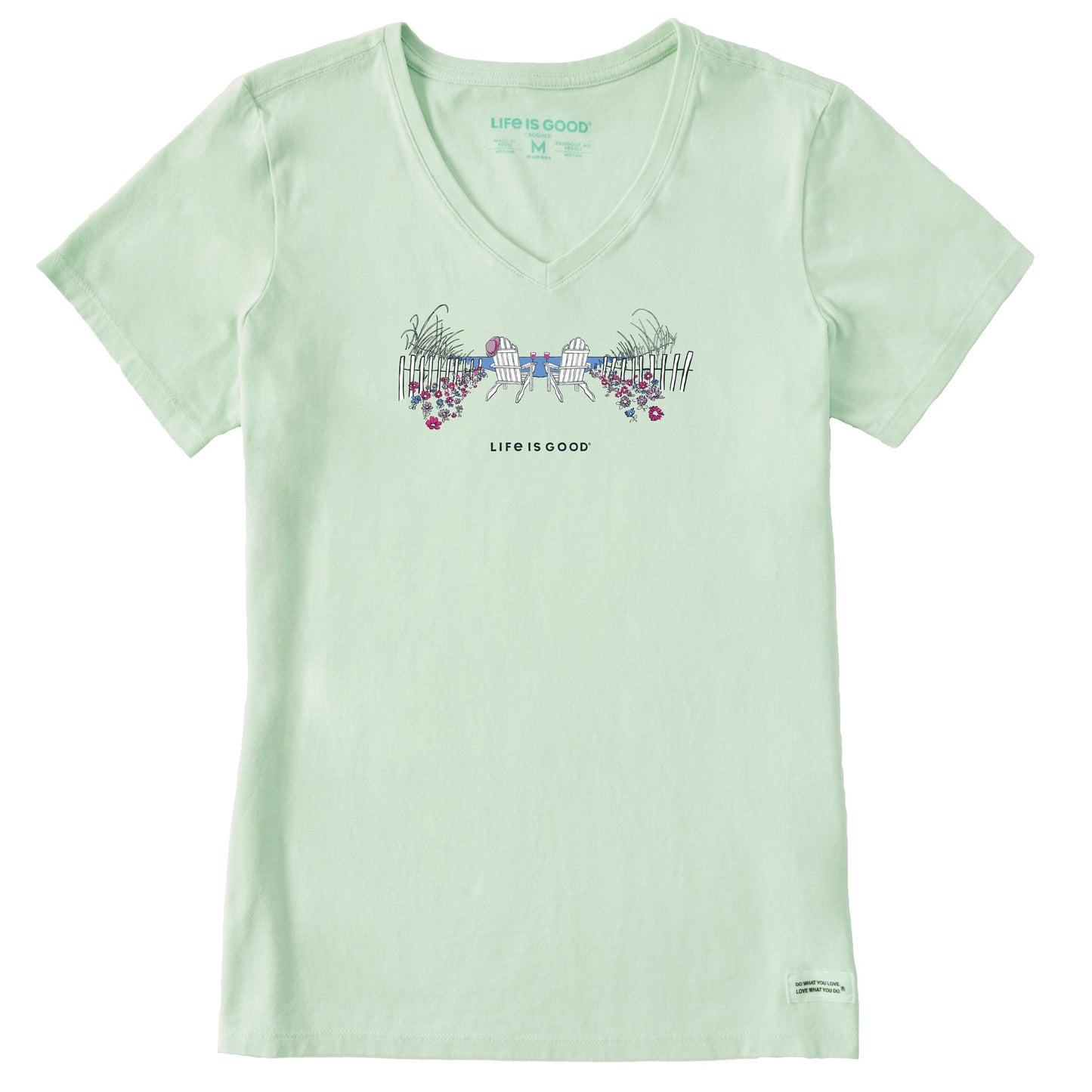 Women's Beach Path Short Sleeve Vee