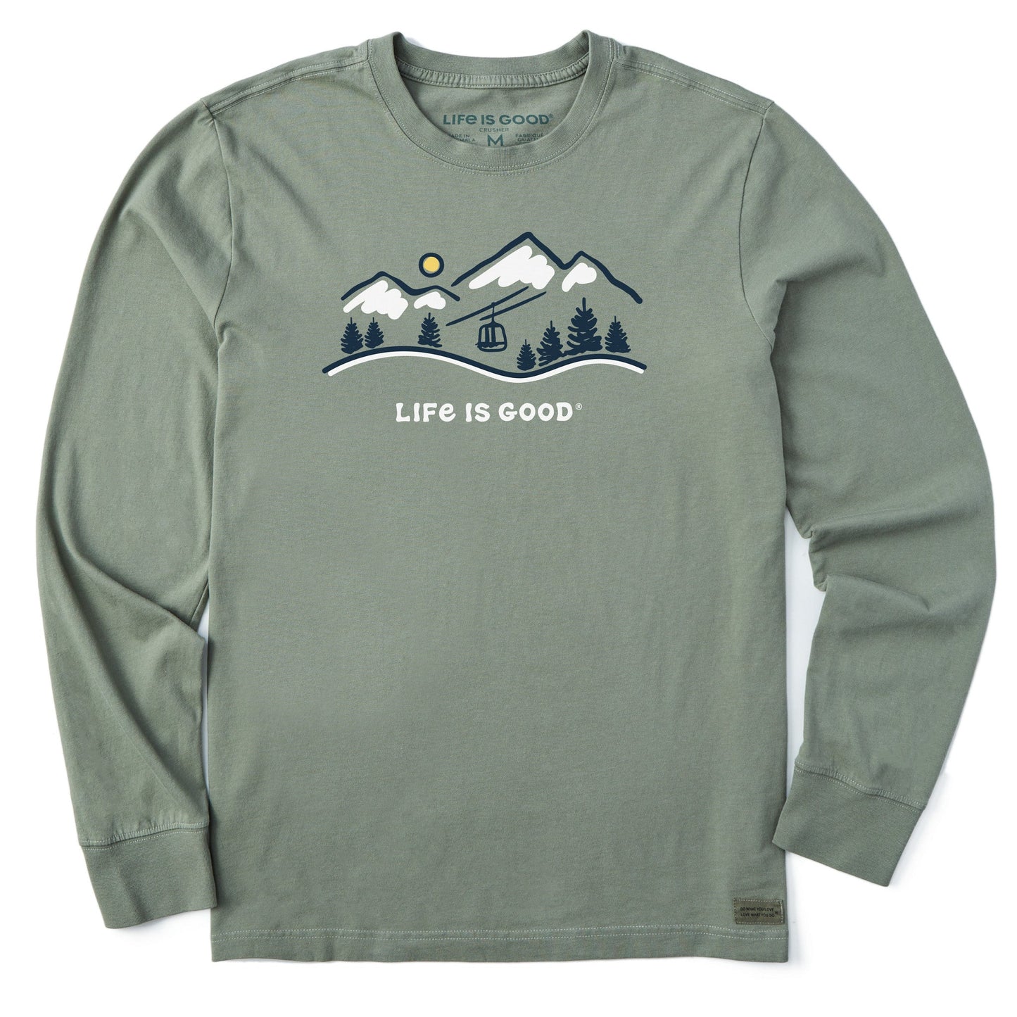 Men's Ski Lift Vista Long Sleeve Crusher Tee