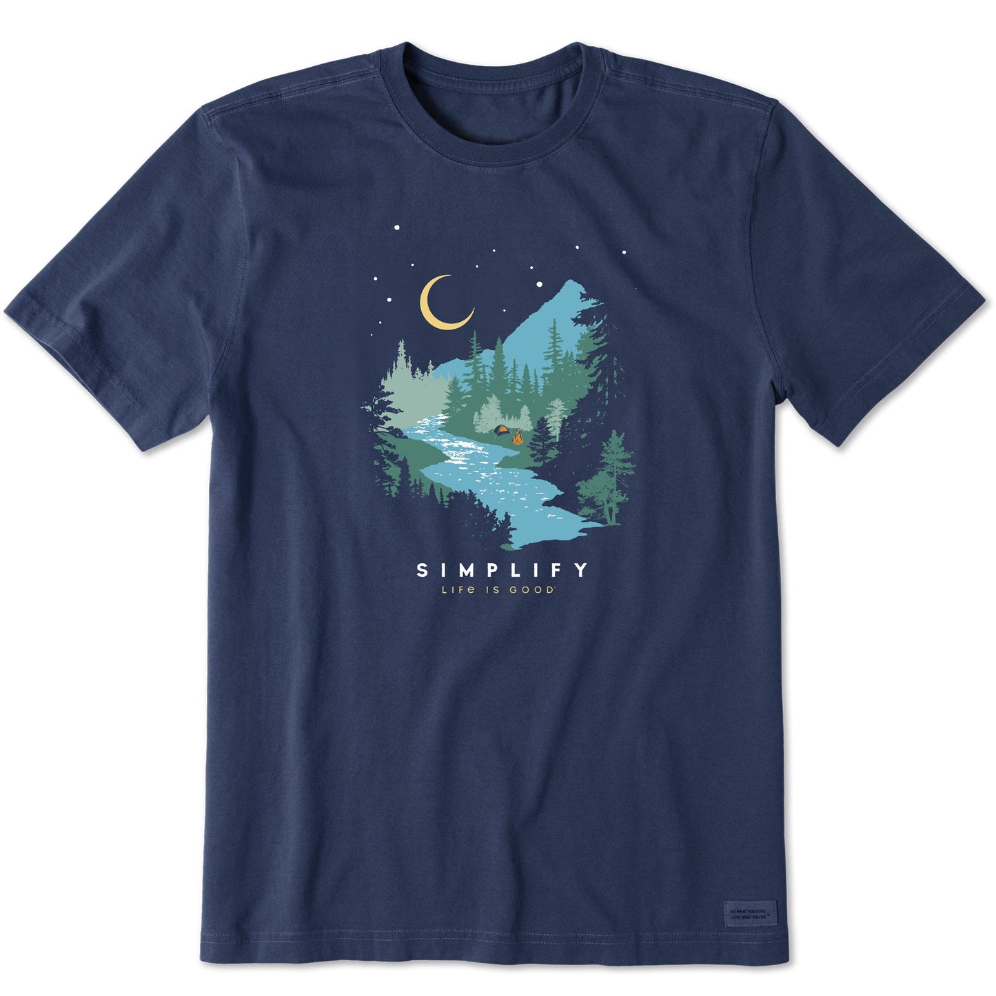 Men's Riverside Campfire Simplify Short Sleeve Tee