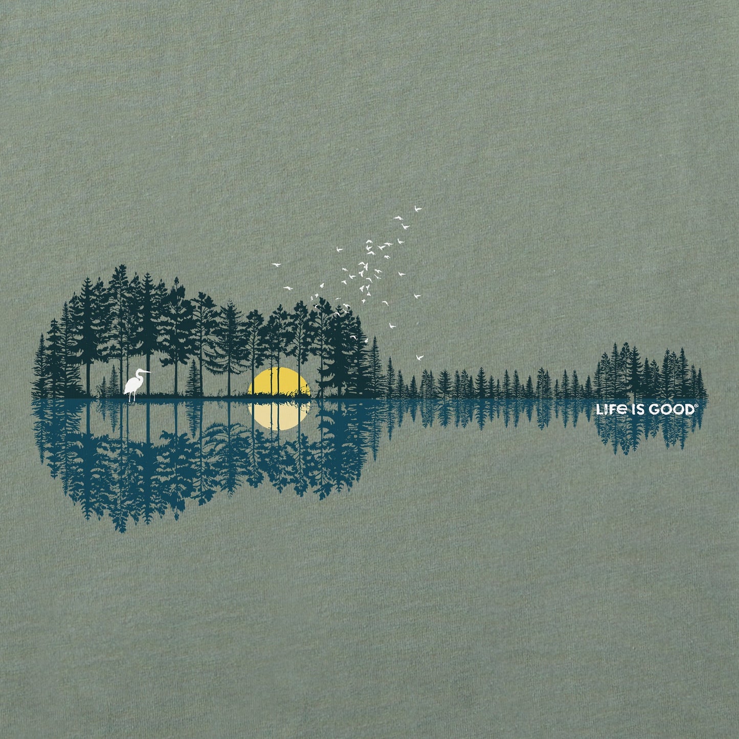 Men's Pine Guitarscape Short Sleeve Tee