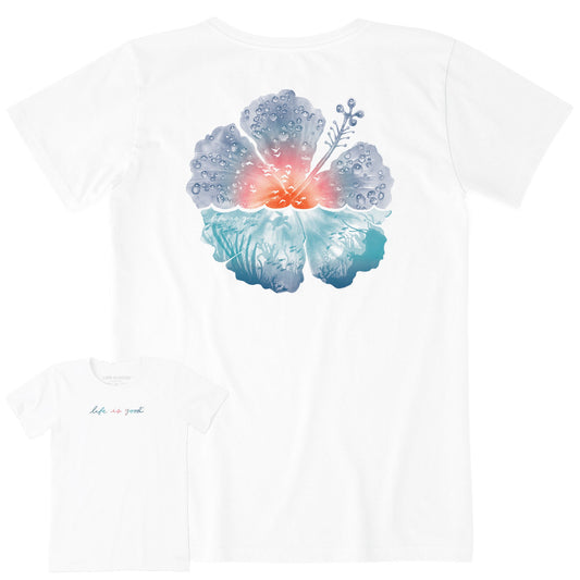Women's Under Hibiscus Short Sleeve Tee