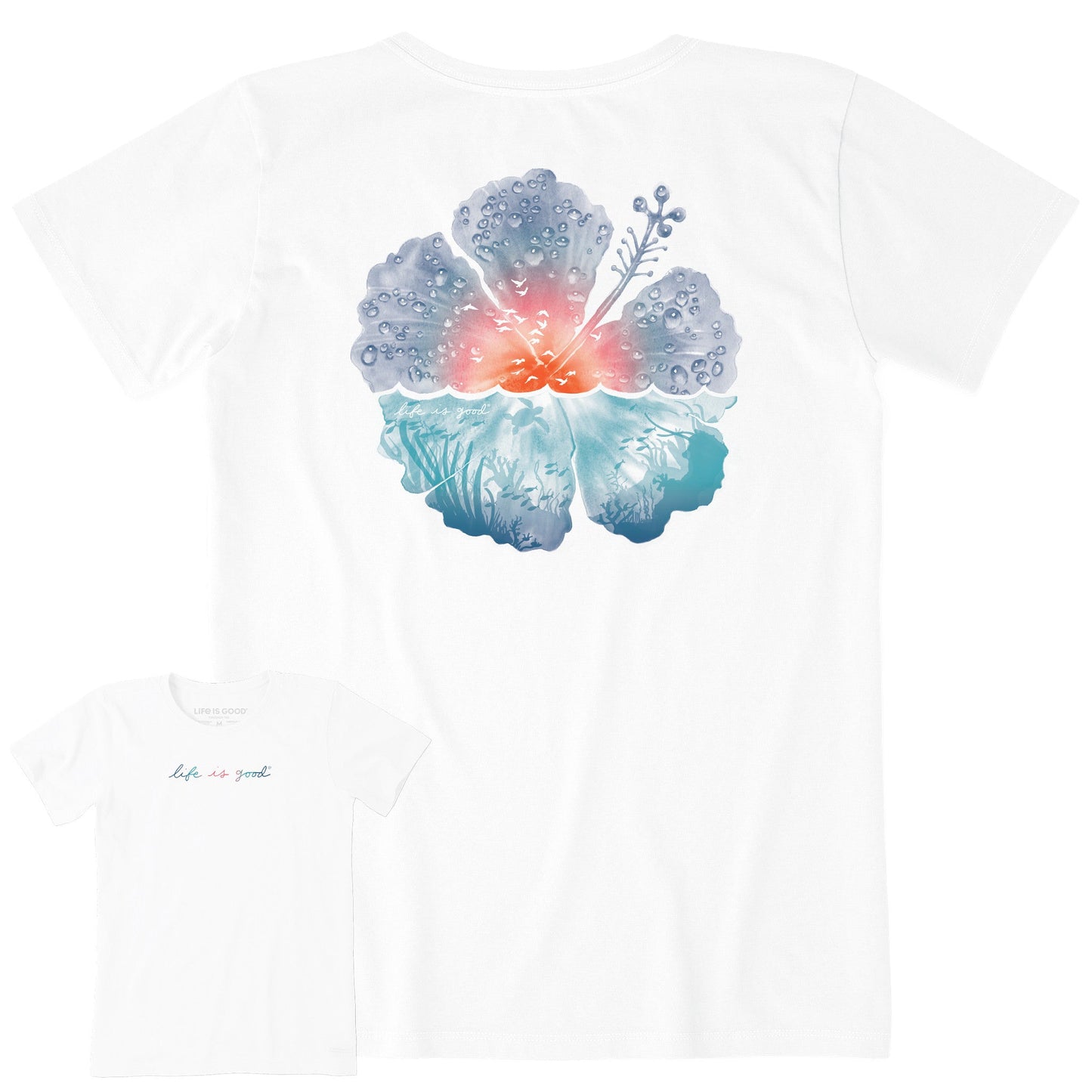 Women's Under Hibiscus Short Sleeve Tee