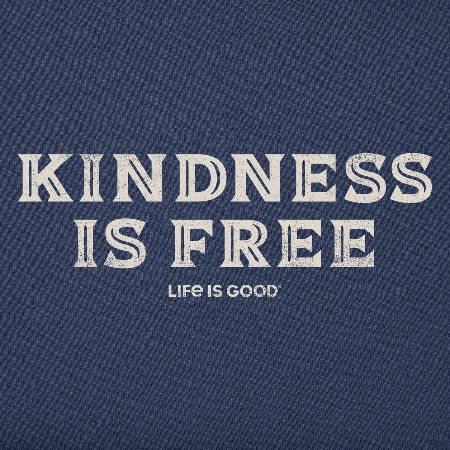 Men's Kindness is Free Woodcut Short Sleeve Tee