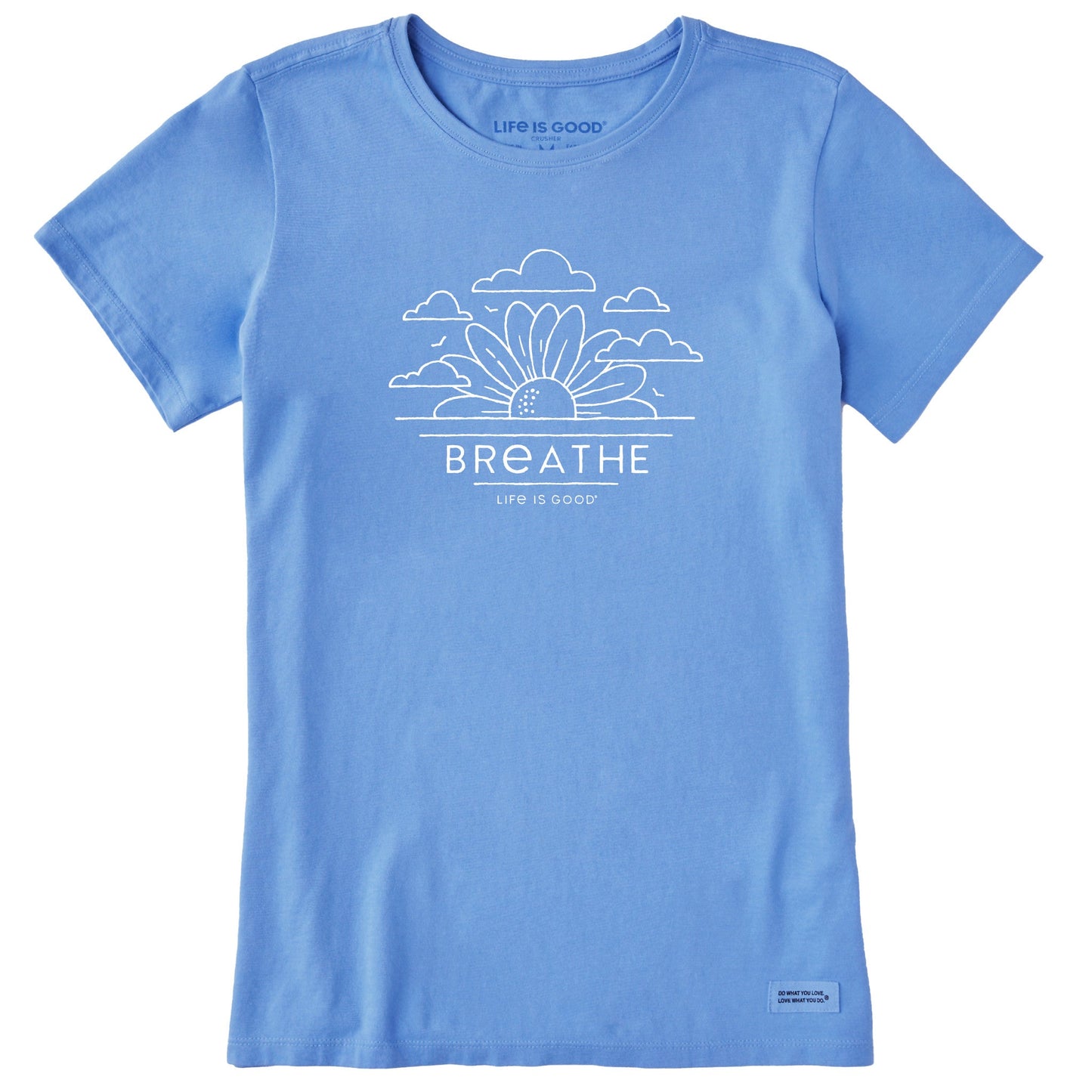 Women's Breathe Sunflower Sunrise Short Sleeve Crusher Tee