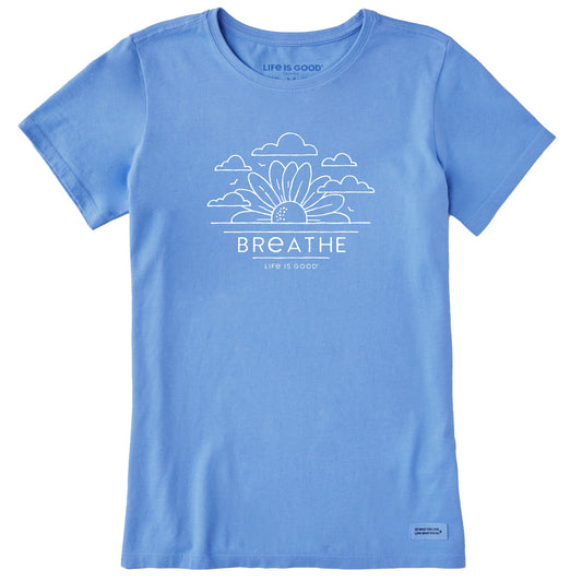 Women's Breathe Sunflower Sunrise Short Sleeve Crusher Tee