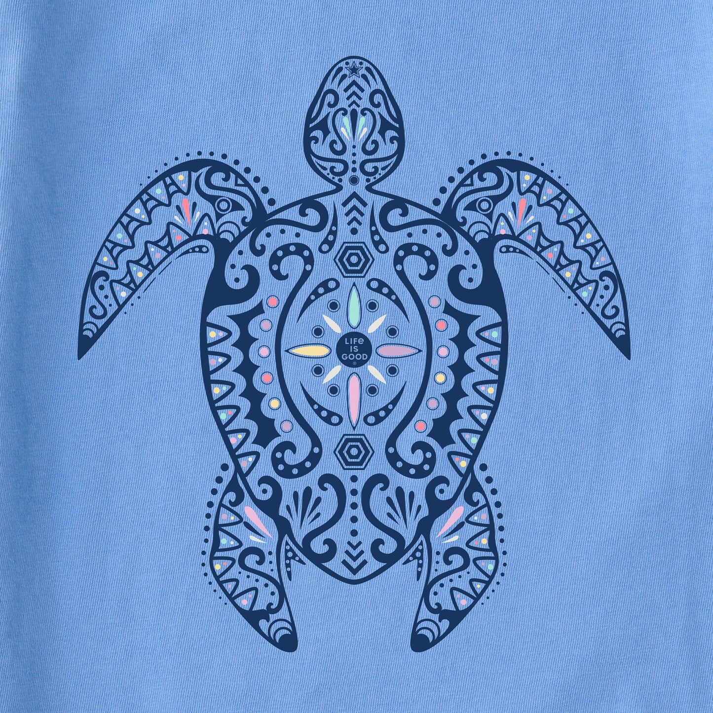 Women's Tribal Turtle Short Sleeve Crusher Tee