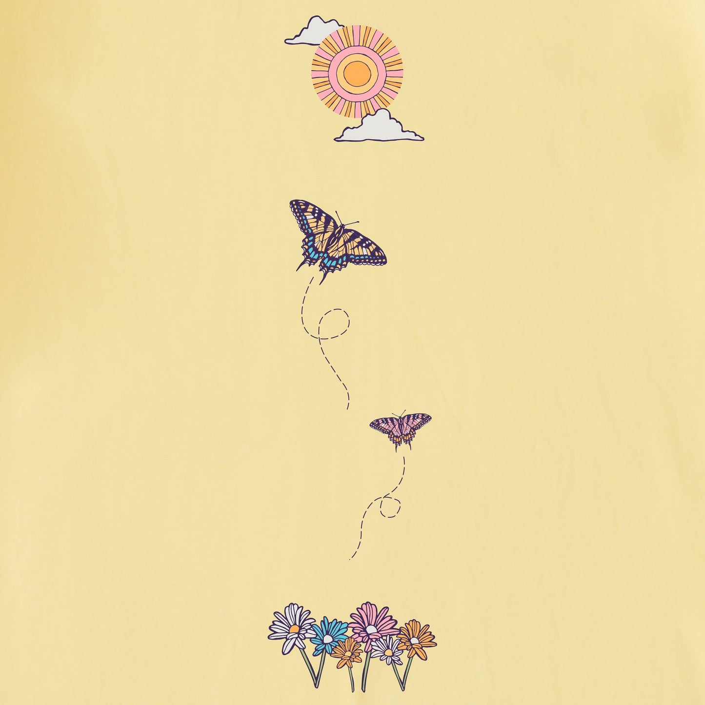 Women's Sunny Meadow Long Sleeve Crusher Tee