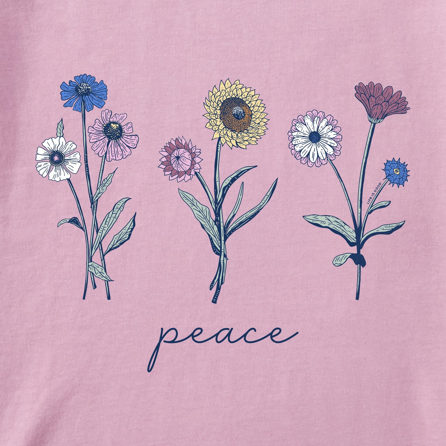Women's Botanical Flowers Peace Crusher Tank
