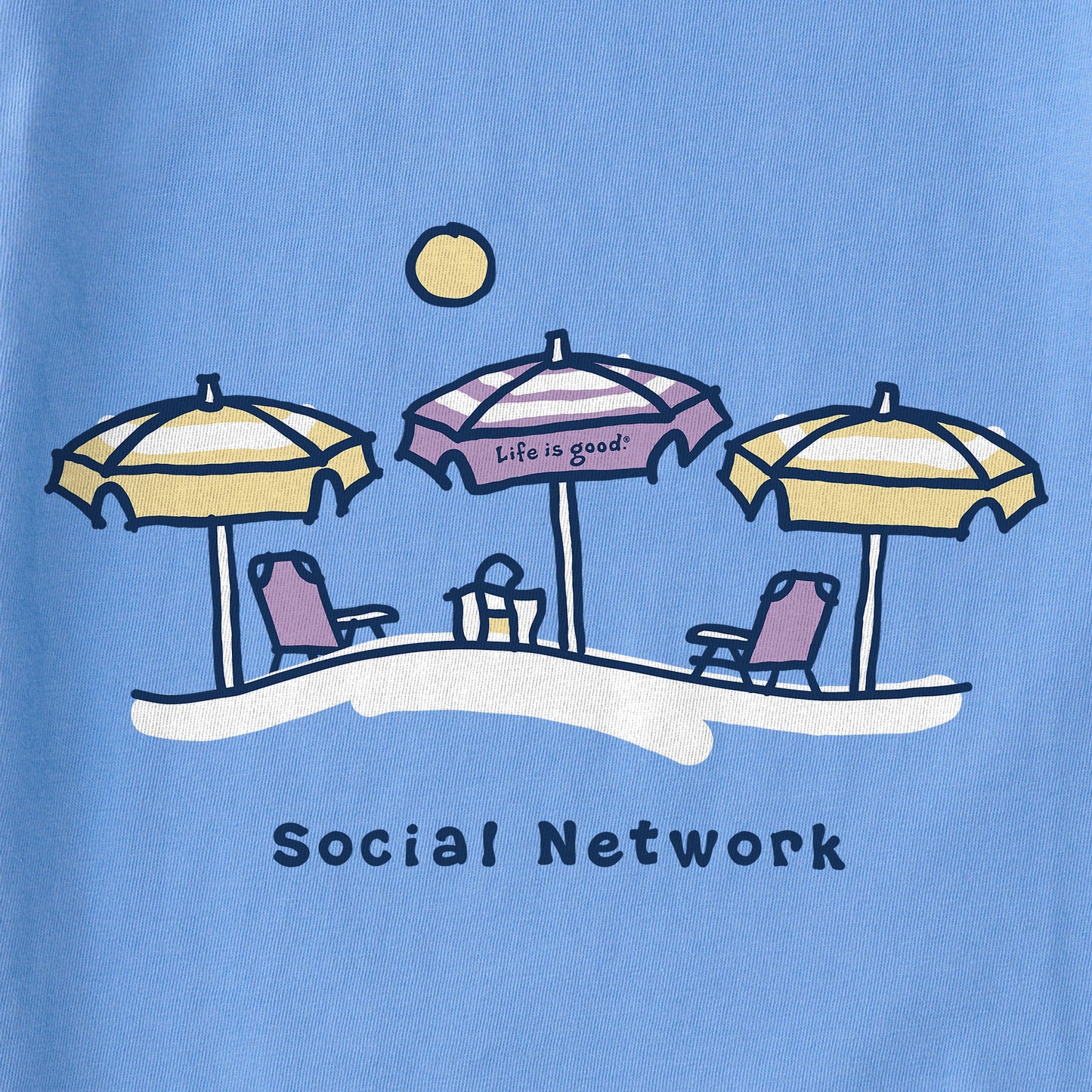 Women's Social Network Umbrellas Short Sleeve Crusher-LITE Tee