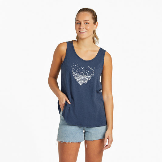 Women's True Love Textured Slub Tank