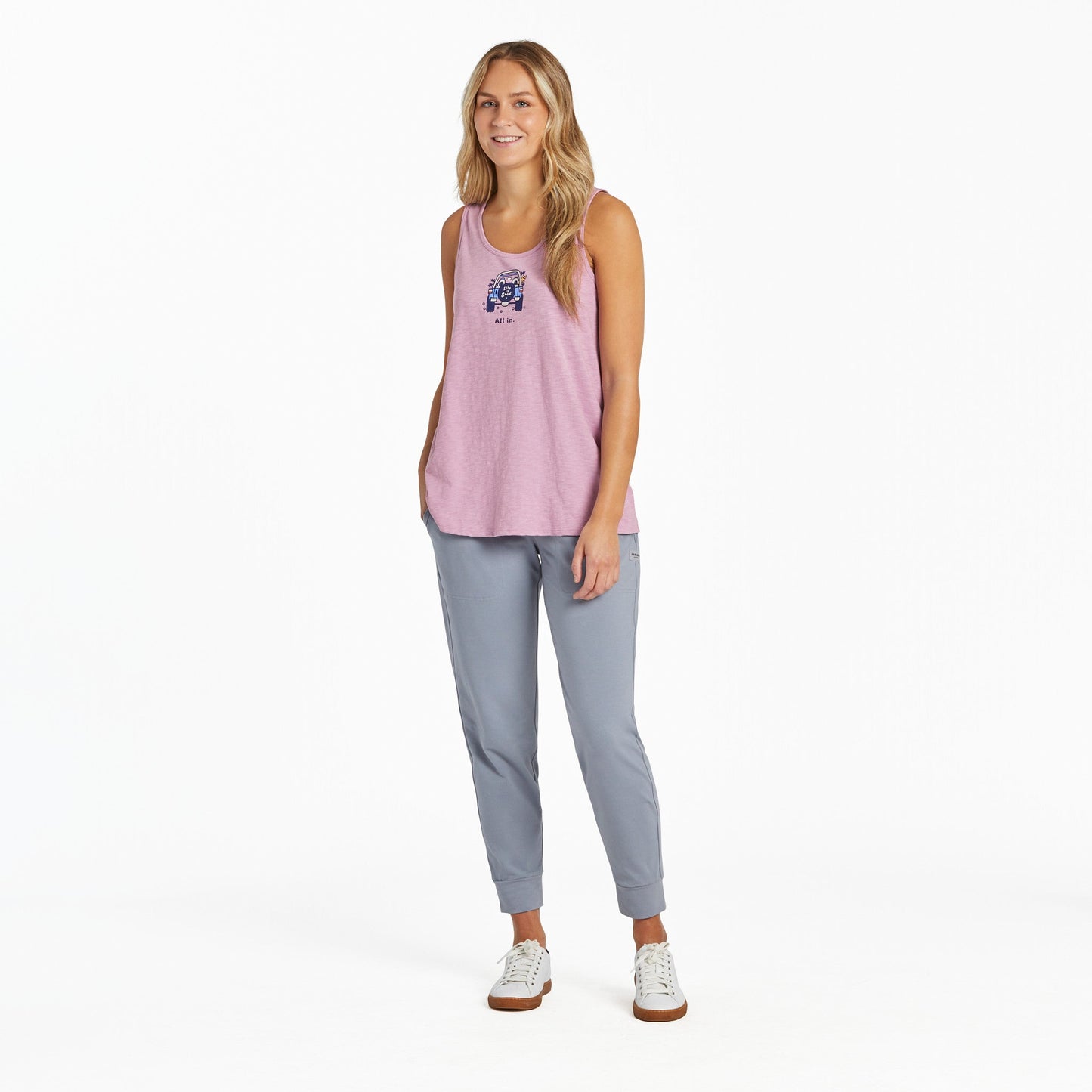 Women's All In ATV Textured Slub Tank
